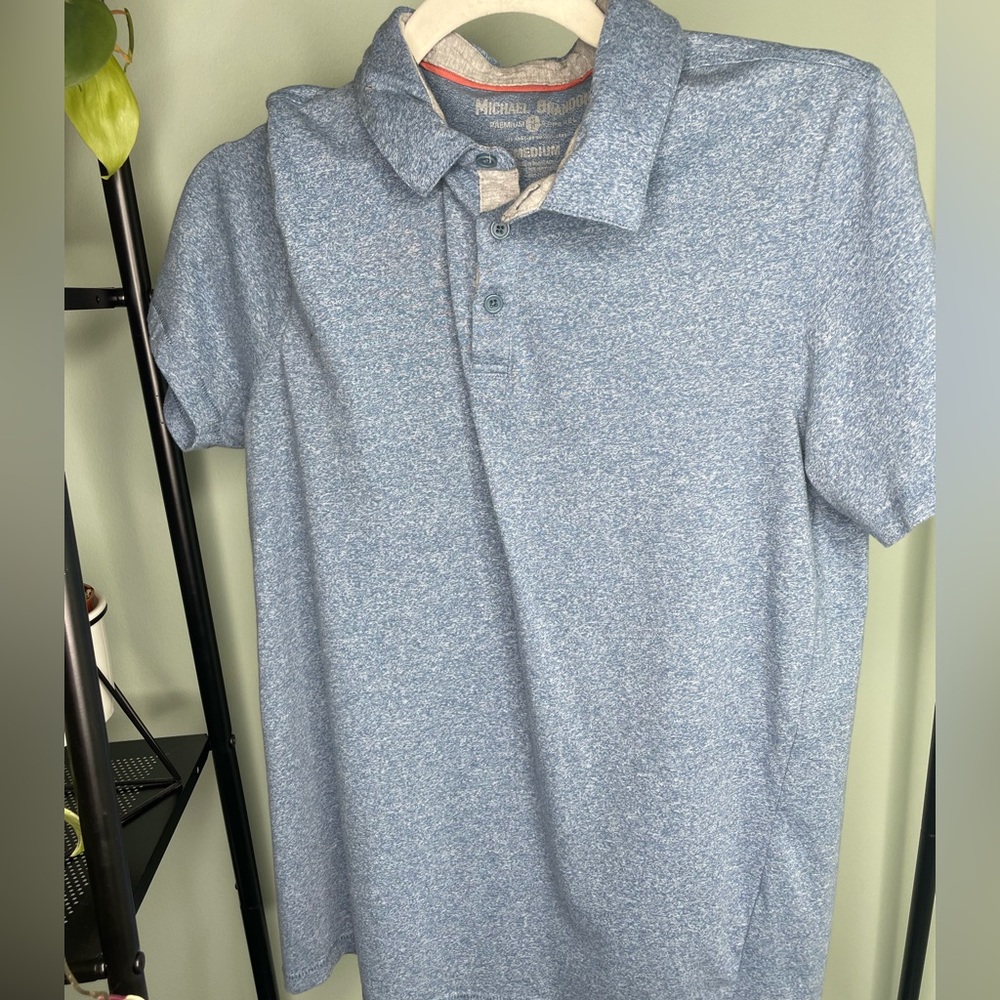 Short sleeve, button up, Michael Brandon